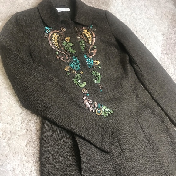 NEW! OXMO Sequin embellished coat | Size S - Picture 2 of 8